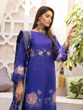 3PC Embroidered Lawn Suit | Royal Blue | KL-31