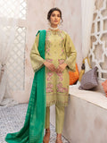 3PC Embroidered Lawn Suit | Green & Pink | KL - 39