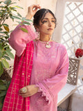 3PC Embroidered Lawn Suit | Pink | KL - 34