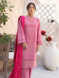 3PC Embroidered Lawn Suit | Pink | KL - 34