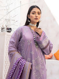 3PC Embroidered Lawn Suit | Purple | KL - 40
