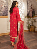 3PC Embroidered Lawn Suit | Red Hues | ME-04