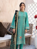3PC Embroidered Lawn Suit | Turquoise | KL - 32