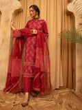 3PC Signature Lawn Suit | Rasberry Pink | GN-102
